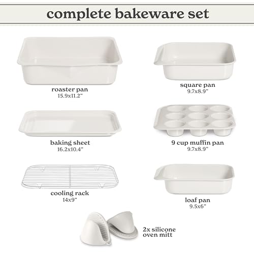image for Country Kitchen Nonstick Stackable Bakeware Set - Deluxe Heavy Duty, D