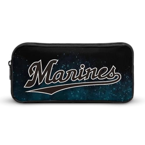 千葉ロッテマリーンズ文具ケース ペンケース 収納グッズ 筆箱 ペンバッグ 筆入れ 多機能 学用品収納 大容量軽量 伸縮性が良く、繰り返し使用可能 傷防止 防汚 掃除が簡単 いろいろな文房具を収納 オフィス小物 コスメバッグとして 男女兼用 携帯便利