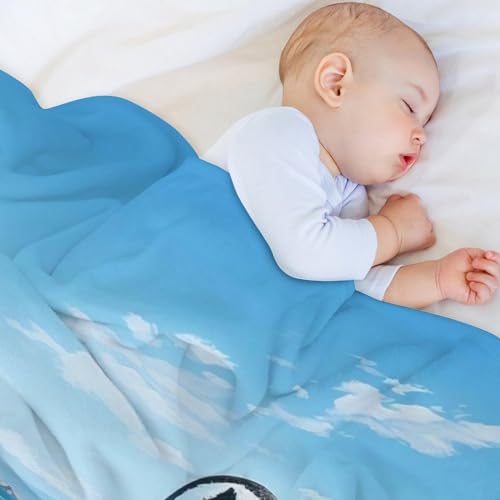 Couverture super douce et moelleuse manchot pour soirées cocooning