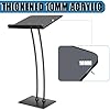 Acrylic Podium Lectern with Iron Stable Bottom, Pulpits for Churches ...