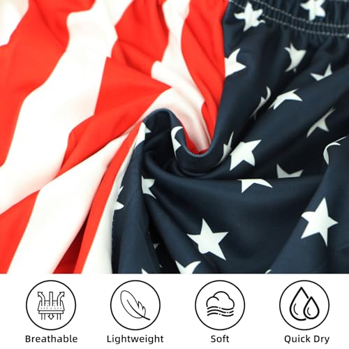 American Flag Pants Men Women Joggers Pants Sports Men's 4th of July American Flag Long Pants with Pockets4