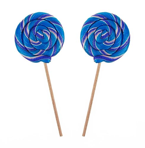 Piruletas Artesanales – Piruletas redondas con sabor a frutas tropicales – 25 gramos – Set de 8 piezas