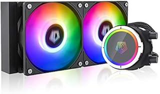 ID-COOLING ZOOMFLOW 240X ARGB CPU Water Cooler 5V Addressable RGB AIO Cooler 240mm CPU Liquid Cooler 2X120mm RGB Fan, Intel 115X/1200/2066, AMD AM4