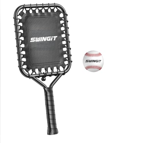Upgrade Lightweight Baseball & Softball Fungo Bat with a Baseball, Training Tool for Pop Fly, Ground Ball & Line Drive Practice, for Coaches and Beginners Grey