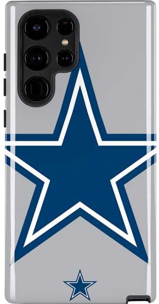 Skinit Pro Phone Case Compatible with Galaxy S22 Ultra - Officially Licensed NFL Dallas Cowboys Double Vision Design