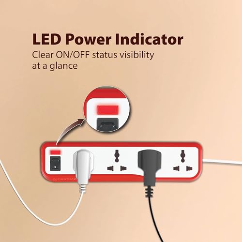 Havells Store Havells EcoStar 4+1 Extension Board 2M Copper Wire - Image 6