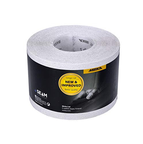 Mirka BASECUT Schleifpapier 115 mm x 50 m P120 Schleifrolle (2251100112N) Universal Schleifpapier