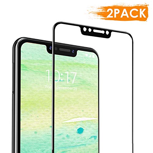 DEKOLY Protector de Pantalla para Xiaomi Pocophone F1 Cristal Templado [2 Piezas], Cobertura Completa [Sin Burbujas] [Anti-Arañazos] [Dureza 9H] Cristal Film Protectora para Pocophone F1