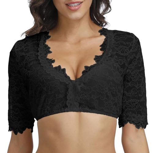 トップス BLOSSOM LACE TOPS BORATO Lace Shirt - Floral Crop Tops Vintage | See Through