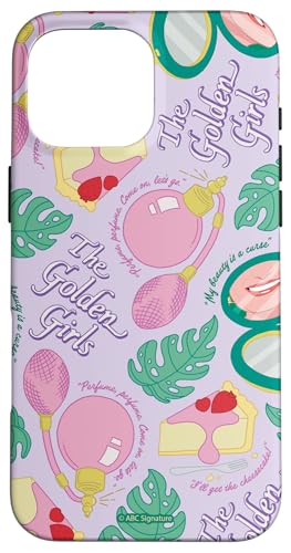 The Golden Girls Retro Tropical Repeating Icons Funny TV �X�}�z�P�[�X iPhone 16 Pro Max �p