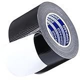 ZOMPAGO 高強力片面テープ50mm×10m｜屋内・屋外補修/防水/配管保護/ダンボール封梱に｜固定まで｜簡単手切り・耐久性｜ブラック