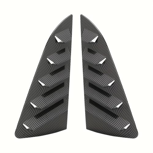 Persiennes de vitre latérale arrière Polo MK5 6R 6C look carbone accessoires de style
