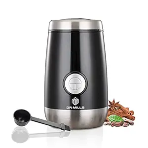 DR MILLS Plastic Dm-7445 Electric Dried Spice And Coffee Grinder, Blade & Cup Made With Sus304 Stianlees Steel