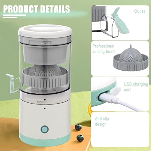 Portátil Espremedor elétrico sem fio Espremedor de laranja com carregamento USB 45 W de alta eficiên