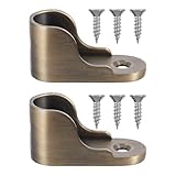 Supports de tringle de penderie en acier inoxydable : ils conviennent aux barres de penderie et peuvent également servir à soutenir une barre de