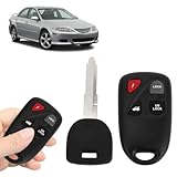 Boxonly Télécommande d'entrée sans clé 313,8 MHz FCC ID KPU41805 4 boutons 63 80 puce transpondeur batterie incluse Compatible avec Mazda 6 2003 2005 Compatible avec Mazda RX 8 2004 2008