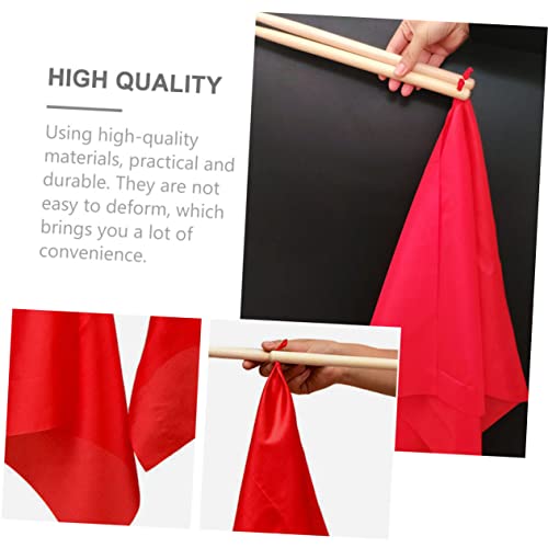 Baquetas de madera para tambor de cintura, accesorios para práctica musical, color rojo miniatura 3