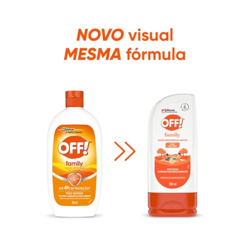 OFF! Family, Repelente de Mosquitos e Insetos, Nova Emalagem, Proteção por até 4h, Não Oleoso, Testa