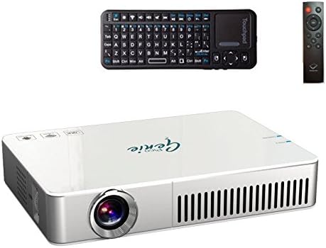 Pico Genie M550 Plus, Voted Best Portable Projector 2017, 3900 lumens* (LED, HD, Shorter Throw, 3hr Battery, Android OS)