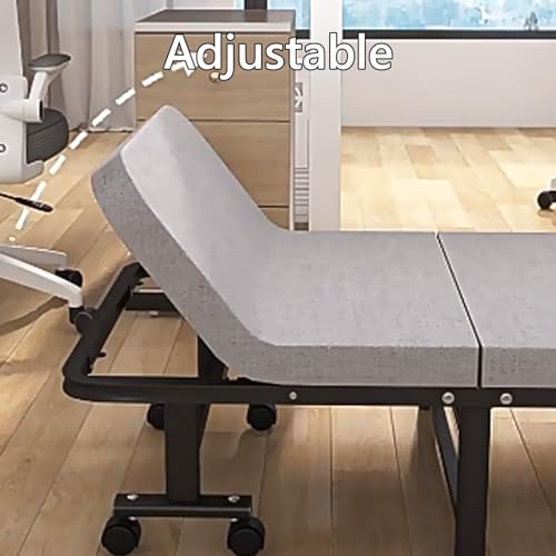 Lit simple pour chambre à coucher pliable et réglable pour optimiser vos petits espaces - 7