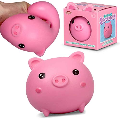 Tobar 37047 SQUISHKINS Piggy, Mixed