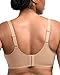 HSIA Minimizer Bras for Women Plus Size Full Coverage Unlined T Shirt Bra Seamless Underwire Cool Comfort Daily Bras Light Beige