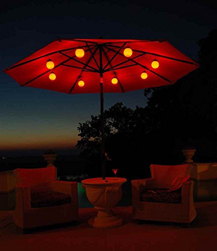 Patio Living Concepts8 Globe Color Changing Umbrella Light #TOP3