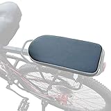 🚲【Cómodo y seguro】- el asiento ancho y acolchado garantiza una posición de conducción cómoda, los niños pueden relajarse mientras conduces.Para tu seguridad, asegúrate de haber apretado los tornillos y comprobarlos dos veces antes de andar en bicicleta. Nota: el estante para el asiento no está previsto.