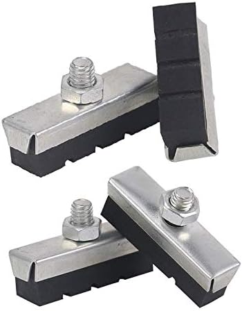 Free-fly Bike Bicycle Brake Pads - 40mm, Black 4 pieces, 2 Pairs