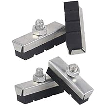 Free-fly Bike Bicycle Brake Pads - 40mm, Black 4 pieces, 2 Pairs