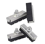 Free-fly Bike Bicycle Brake Pads - 40mm, Black (4 pieces, 2 Pairs)