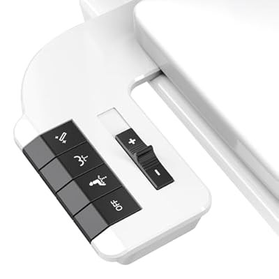 Aresmata Bidet Attachment for Toilet Unique Dual Retractable Nozzles Badays for Toilets Seat, Non-Electric Self-Cleaning Fresh Water Sprayer, Adjustable Water Pressure Bidets for Existing Toilets