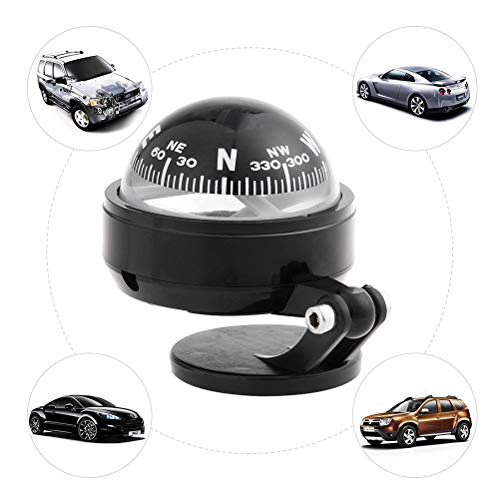 Car Dashboard, KIMISS 7.5 * 6 * 6cm Car Navigation Ball Dashboard Mount Plastic Direction Guidance Tool Camping Hiking by KIMISS - Image 2