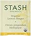 Stash Tea Organic Green Tea Lemon Ginger, 100 Count Tea Bags in Foil (packaging may vary) Individual Green Tea Bags for Use in Teapots Mugs or Cups, Brew Hot Tea or Iced Tea