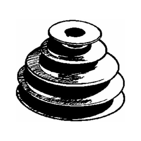 141-6 Chicago Die Cast Step Pulley 5/8" Bore Cover
