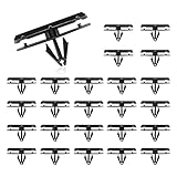 25PCS Car Fender Clips,Replaces OEM#68039280-AA Car Clips Fasteners Compatible with Jeep Wrangler JK Unlimited JK Ram,Ideal Fender Flare Clips for Fastening Car Accessories