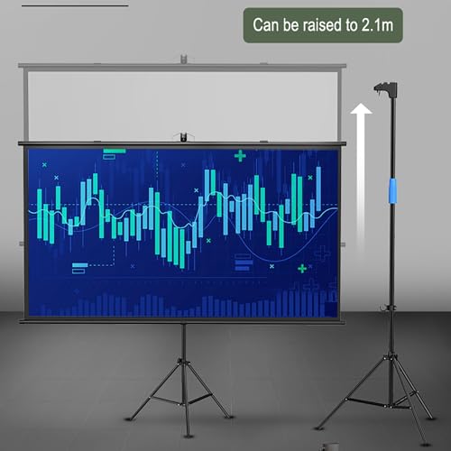 Pantalla de proyección con trípode 72 pulgadas 16:9 miniatura 6