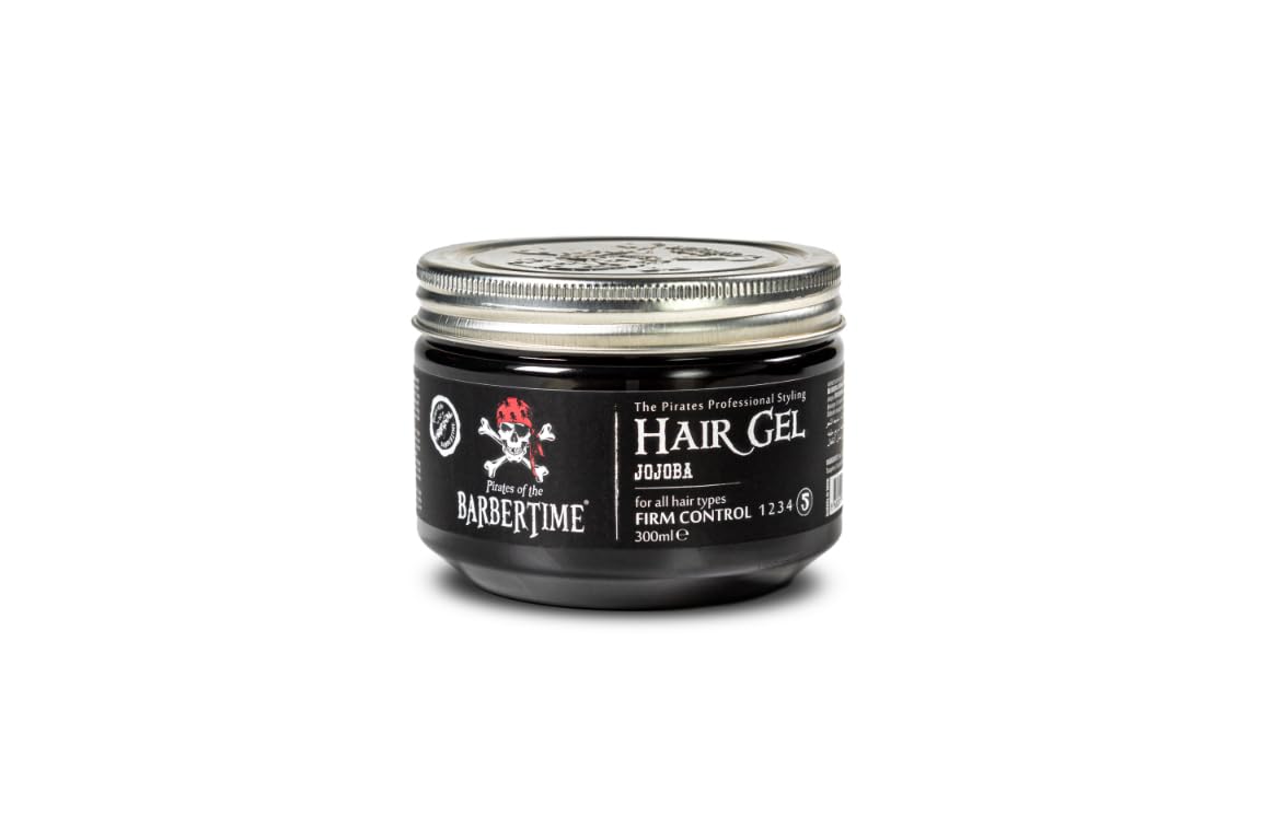 BARBERTIME Hair Styling Gel, White, 300 ml (Pack of 1) - Image 4