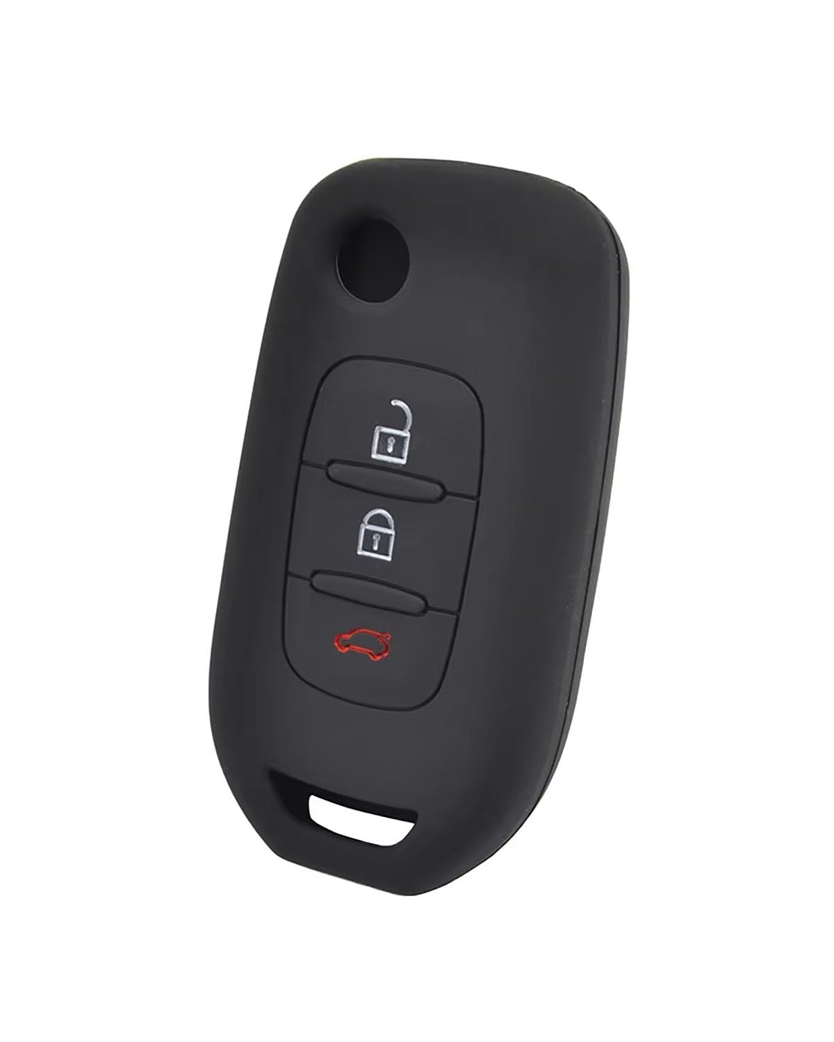 Funda de silicona plegable para llave de coche Renault Koleos Symbol de 3 botones 2017 6