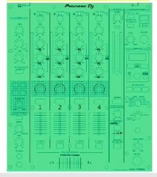 Protective Cover Skin for Pioneer DJM 750MK2 Film Sticker Green