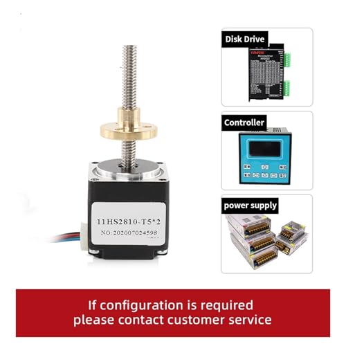 Moteur pas à pas 11HS2810-T5*2 actionneur linéaire T5 pour micro robotique