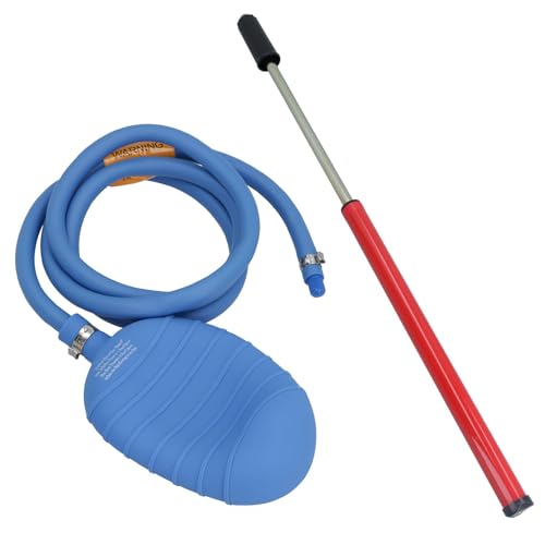 Bolsa de aire de prueba inflable de sellado de PVC, 75 mm, tapón de tubo de drenaje y bomba de mano