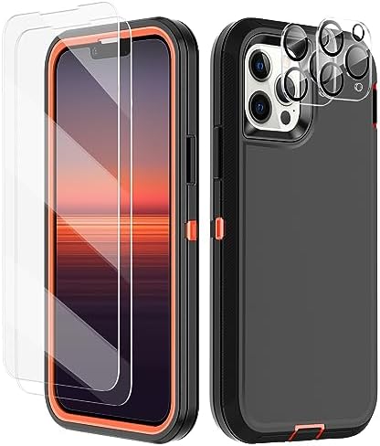 Custodia Per IPhone 14 Pro Petocase Con Portacarte – TPU Trasparente Con Brillantini – Morbida, Sottile, Supporta Ricarica Wireless