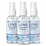 Bestus - Lens Cleaning Spray, 3 Pack, Glasses & Lens Cleaner, Perfect for DSLR, Smartphone & Ski Goggles, Clear