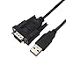 Produktbild DSD TECH Adapter Kabel USB zu RS232 Seriell DB9 SH-RS232A Adapterkabel mit FTDI FT232 Chip für Windows, Linux, Mac OS (5.9FT / 1.8M)