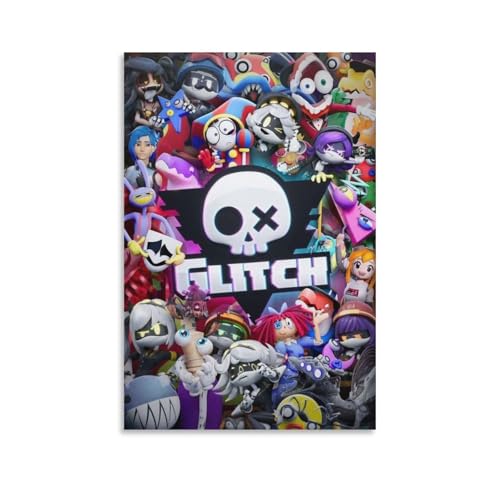 ABINGNIUB Amazing Digital Circus (3) Picture Printing Modern Home Bedroom Decoration Posters Unframe-style 12x18inch(30x45cm)