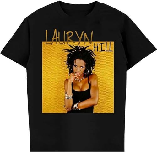 Photo de Men's Lmxool Lauryn Hill T Shirt Lauryn Hill Hip Hop in Tshirt Black L
