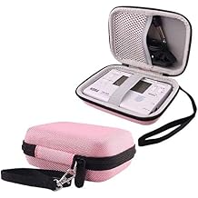 Hard Carrying Case Compatible with Korg TM60BK/TM-50/Korg TM-70/TM-70T/Yamaha TDM-710 Tuner Metronome,KLIQ MetroPitch - Metronome Tuner Pink