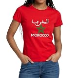 Spreadshirt Morocco Drapeau Maroc Étoile Cadeau pour Marocains T...