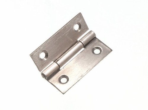 Charnière porte de placard inox 50mm en lot de 6 paires pour meubles